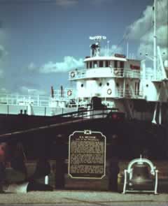 The S.S. Meteor Whaleback Ship Museum in Superior, Wisconsin.